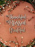 Thanksgiving Place Cards – Laser Cut Wood, Acrylic Custom Names