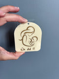 Breastfeeding Milestone Ornament – “Milk Maker” | “Milk On Tap” | “We Did It” Mature Keepsake