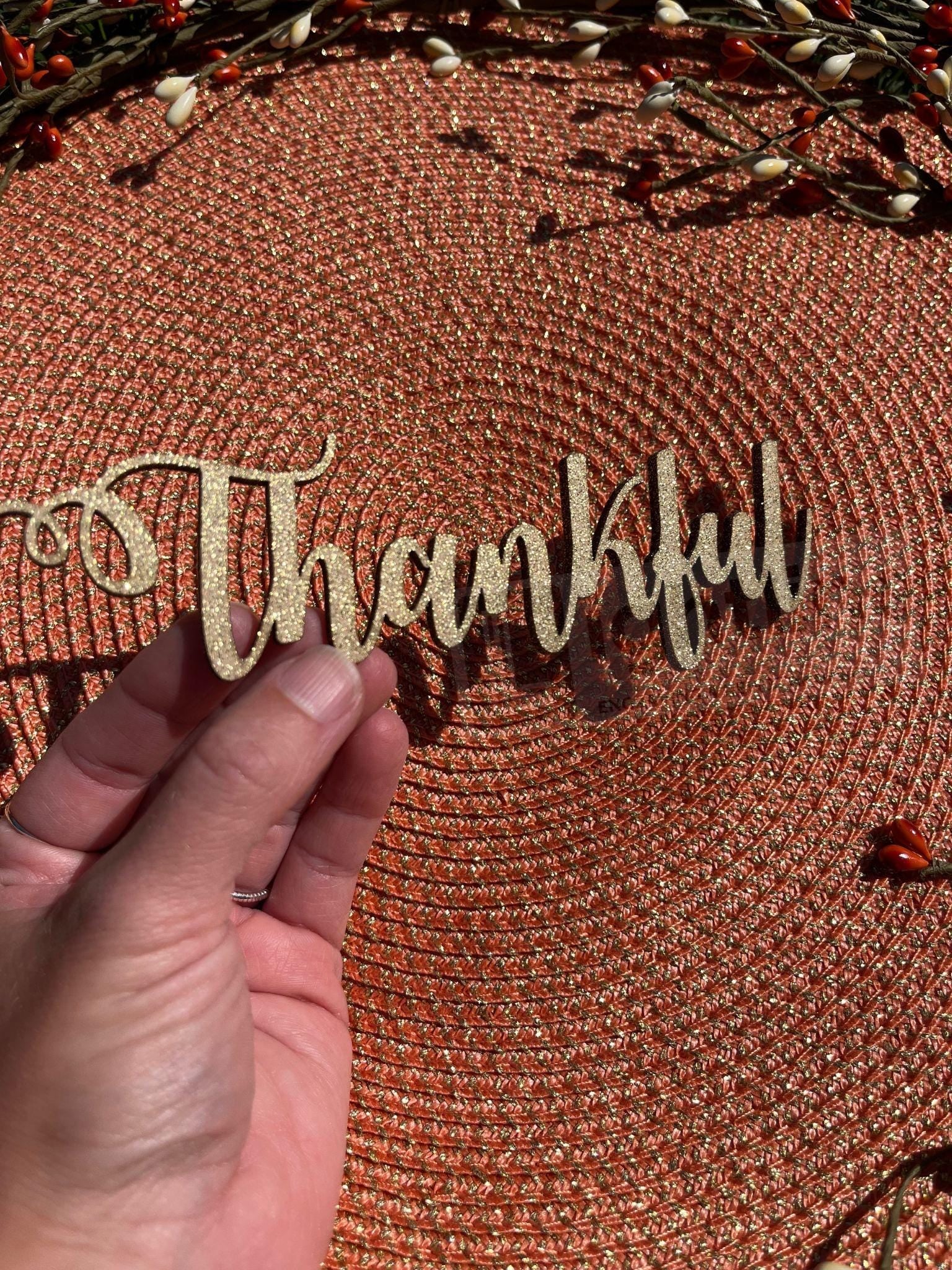 Thanksgiving Place Cards – Laser Cut Wood, Acrylic Custom Names