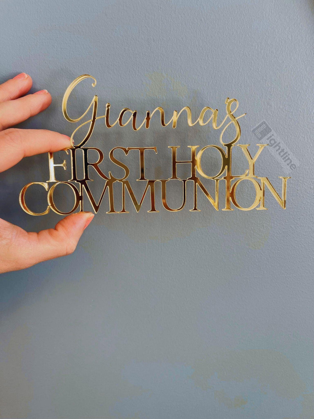 First Holy Communion Cake Topper & Cake Charms | Personalized Baptism, Christening Decor | Mi Primera Comunion