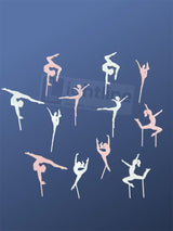 Personalized Ballerina Cake Topper: Acrylic Dance Party Decoration