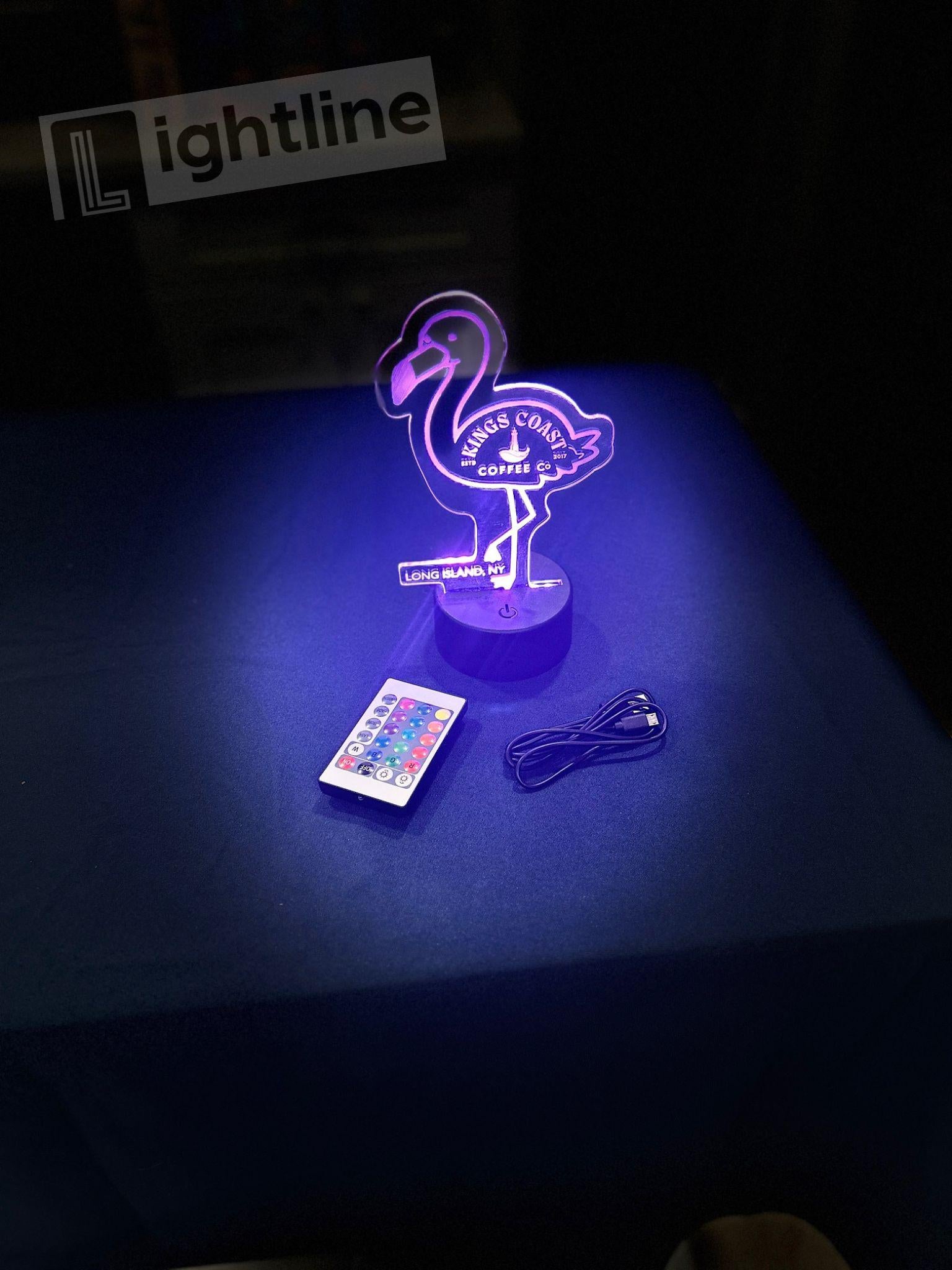 Custom Logo LED Sign: Personalized Light-Up Wedding Decor