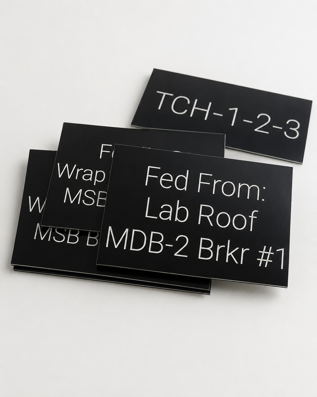 Equipment Nameplate (Phenolic/Acrylic)