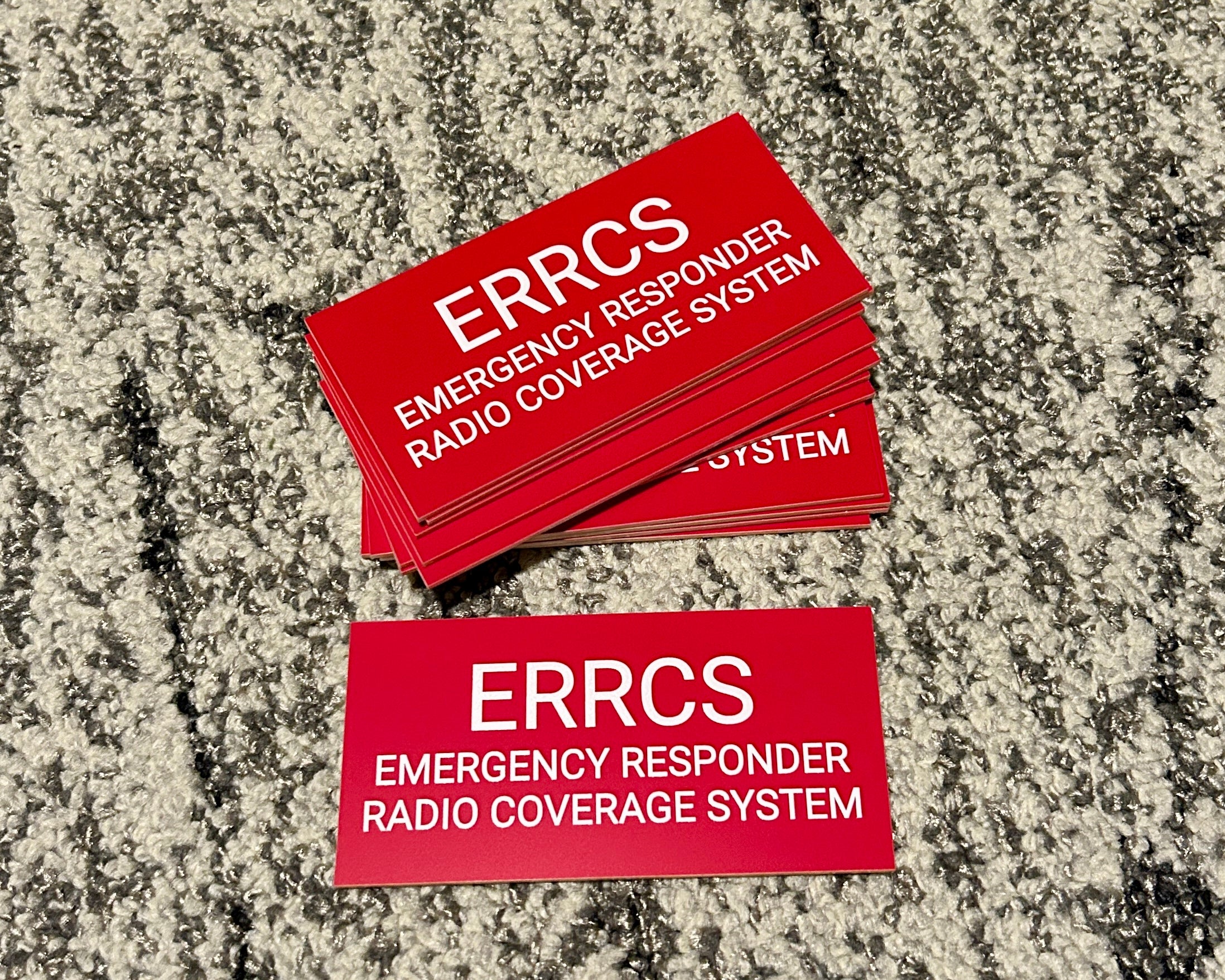 Equipment Nameplate (Phenolic/Acrylic)