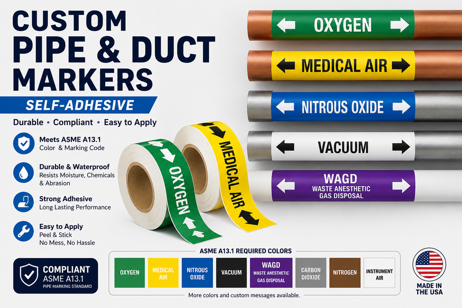 Pipe and Duct Markers