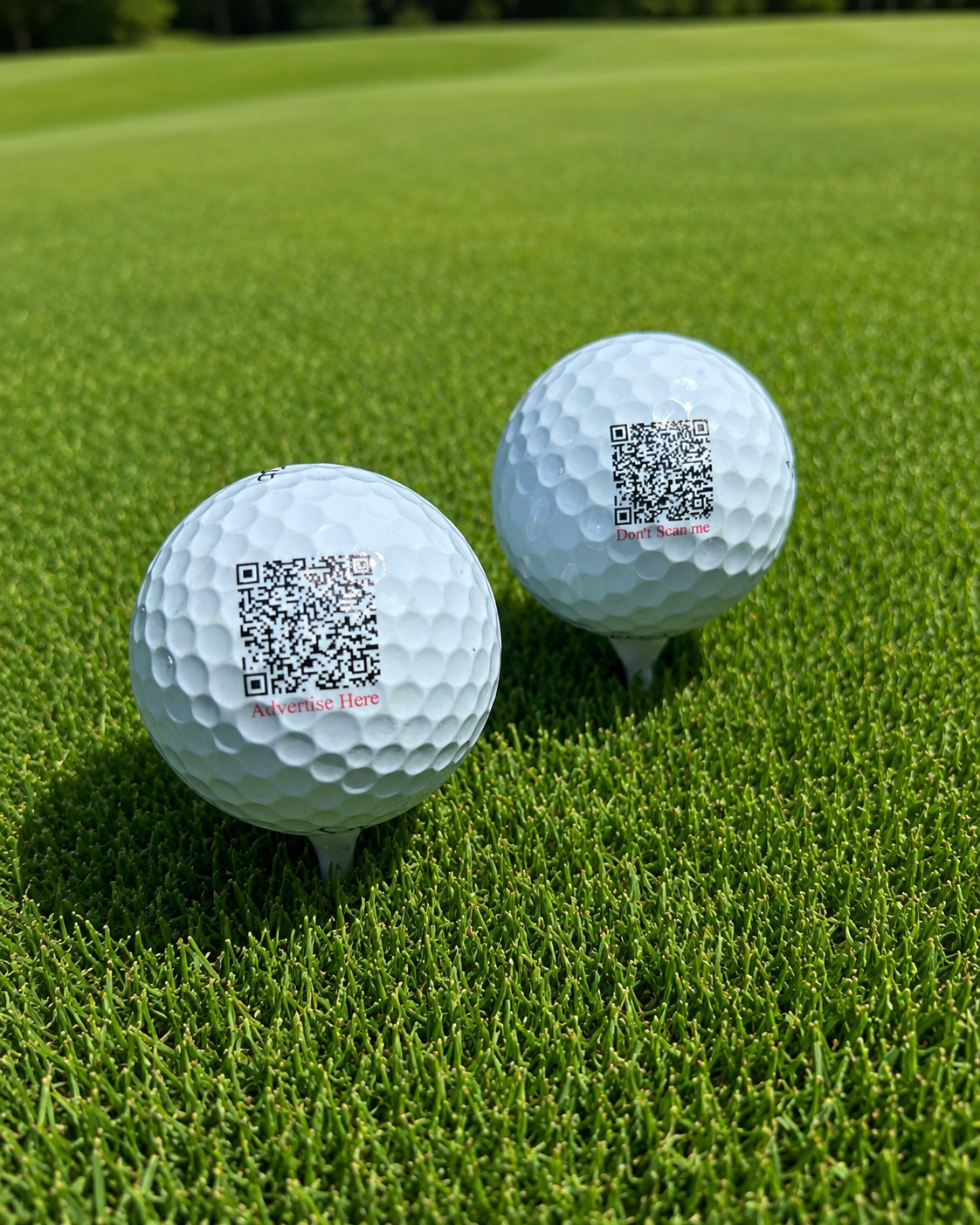Custom Printed Golf Balls – Personalized Logo, Text or Event Design