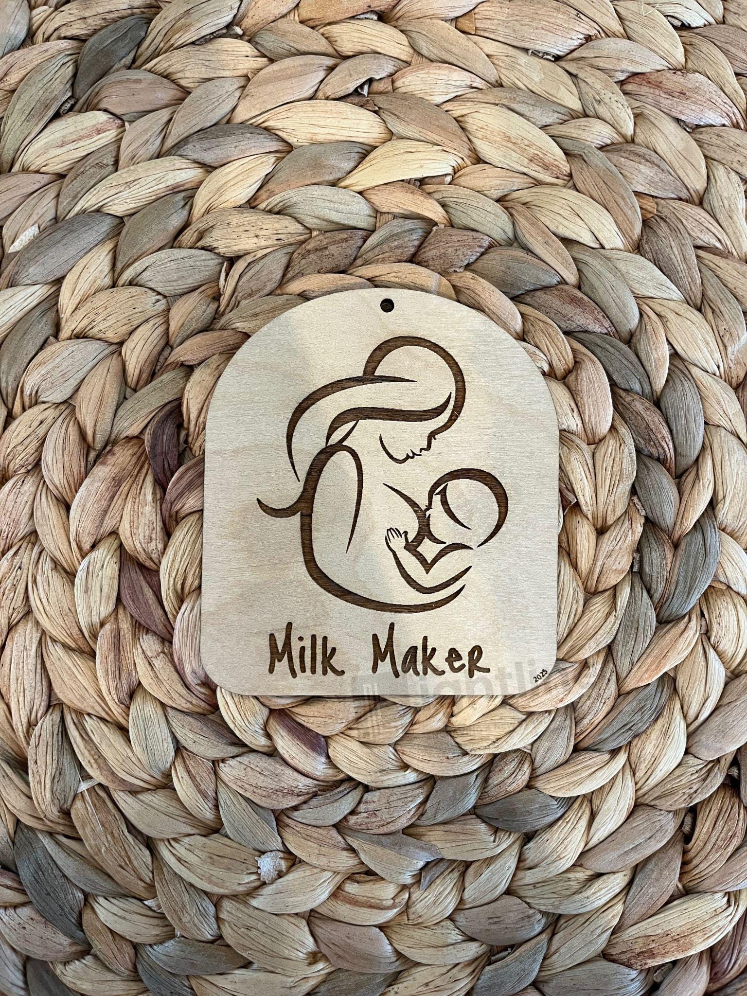 Breastfeeding Milestone Ornament – “Milk Maker” | “Milk On Tap” | “We Did It” Mature Keepsake