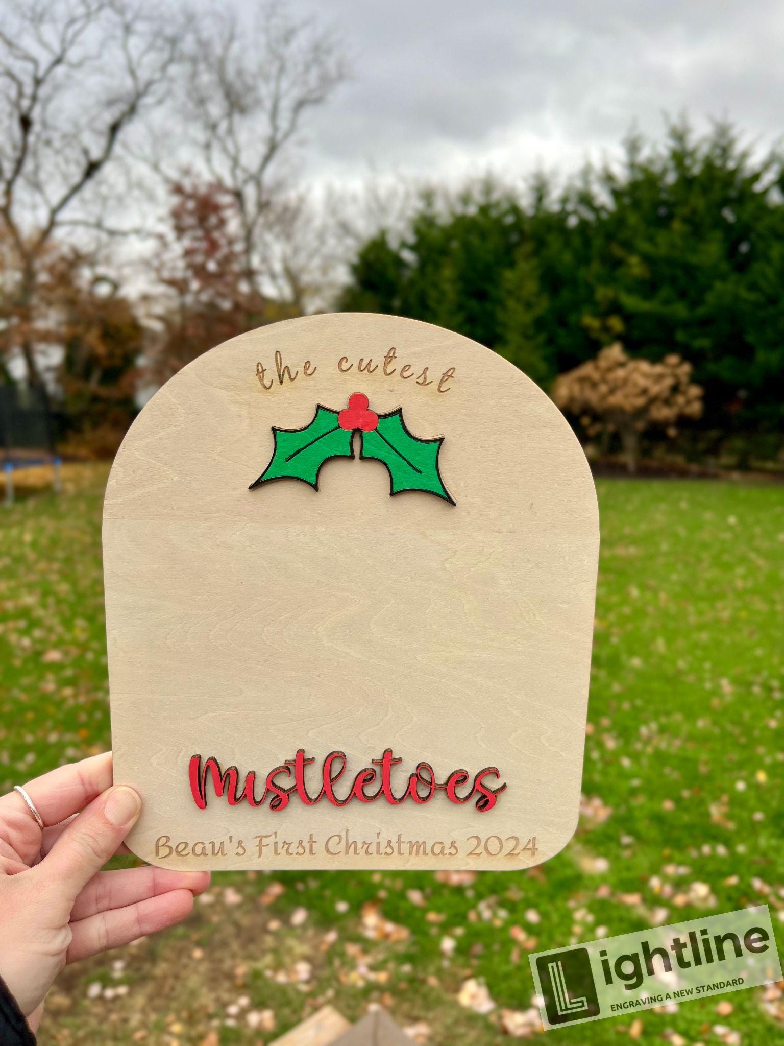 The Cutest Mistletoes Footprint Art 2026 | Baby's First Christmas Keepsake | New Baby Footprints