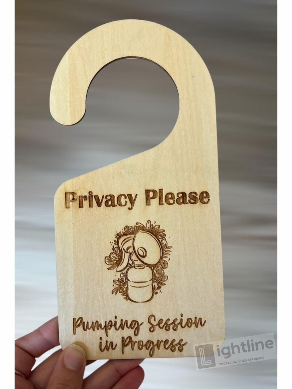 Privacy Please Door Hanger: Nursing & Pumping Session In Progress