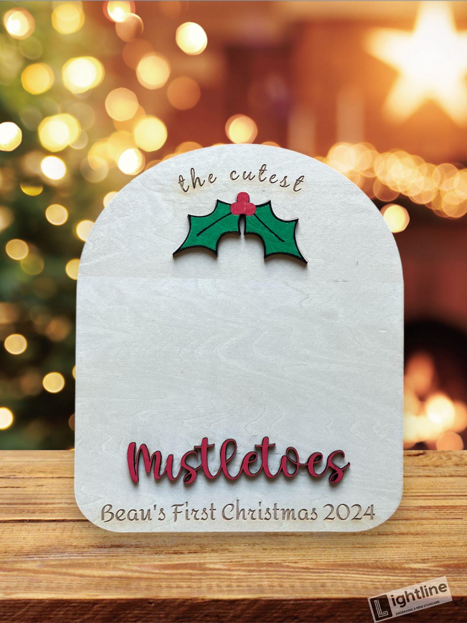 The Cutest Mistletoes Footprint Art 2026 | Baby's First Christmas Keepsake | New Baby Footprints