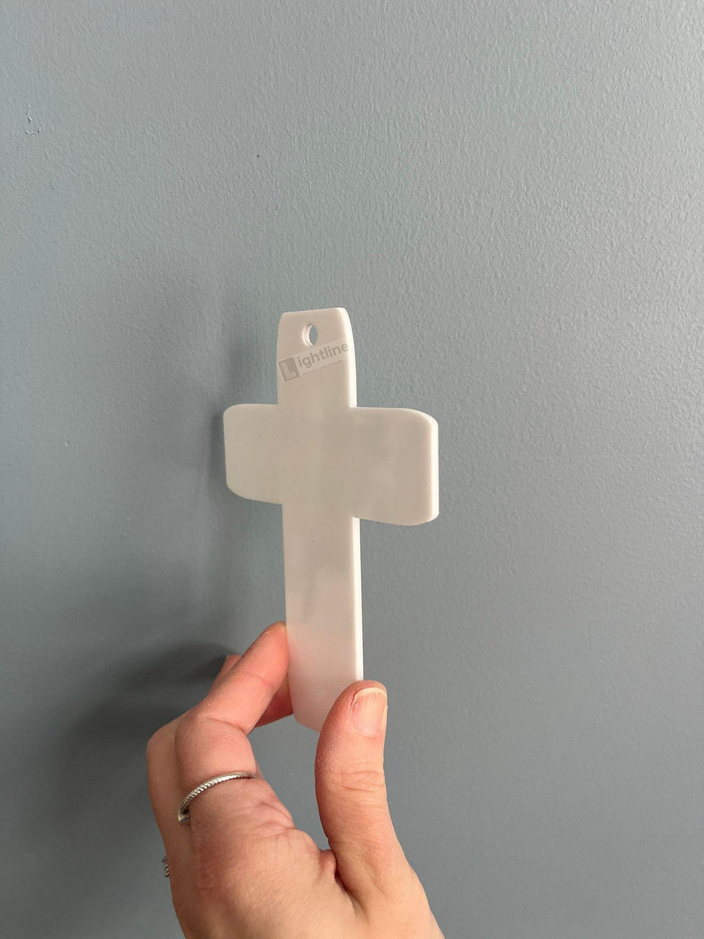 Personalized Easter Basket, Baptism, Communion Cross | Printed, Acrylic Keepsake