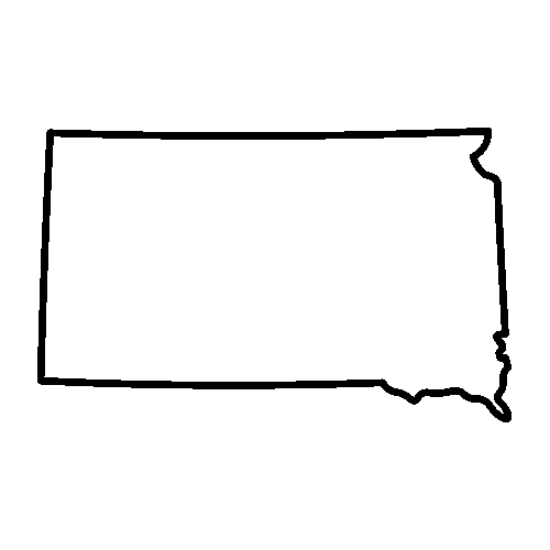 South Dakota outline