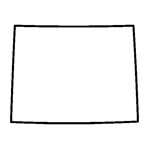 Wyoming outline