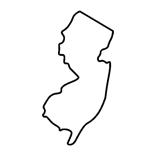 New Jersey outline